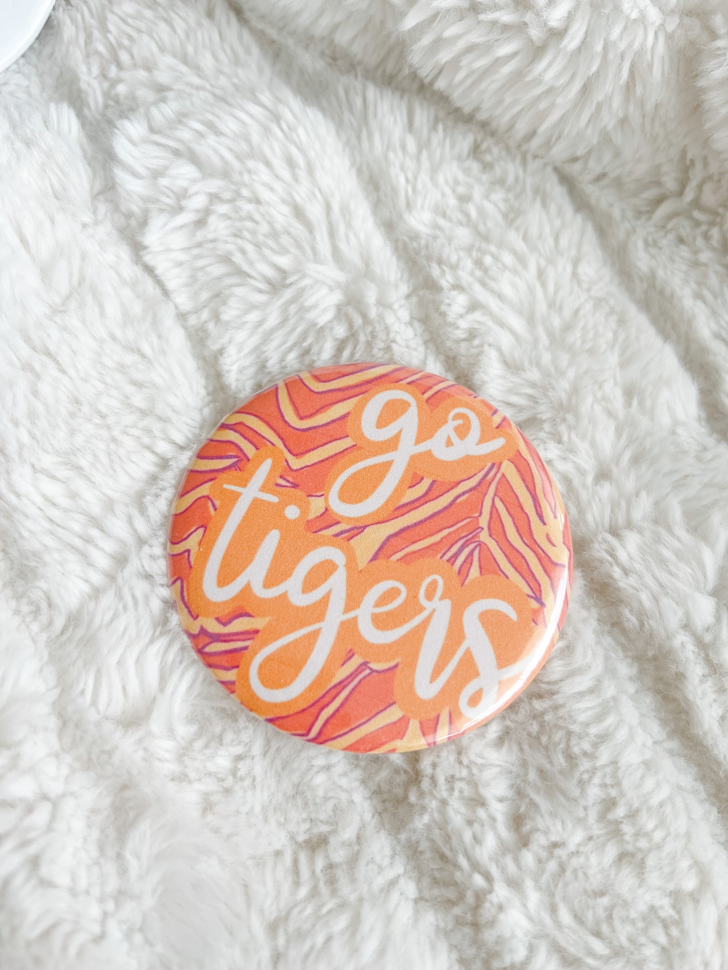 Go Tigers Button