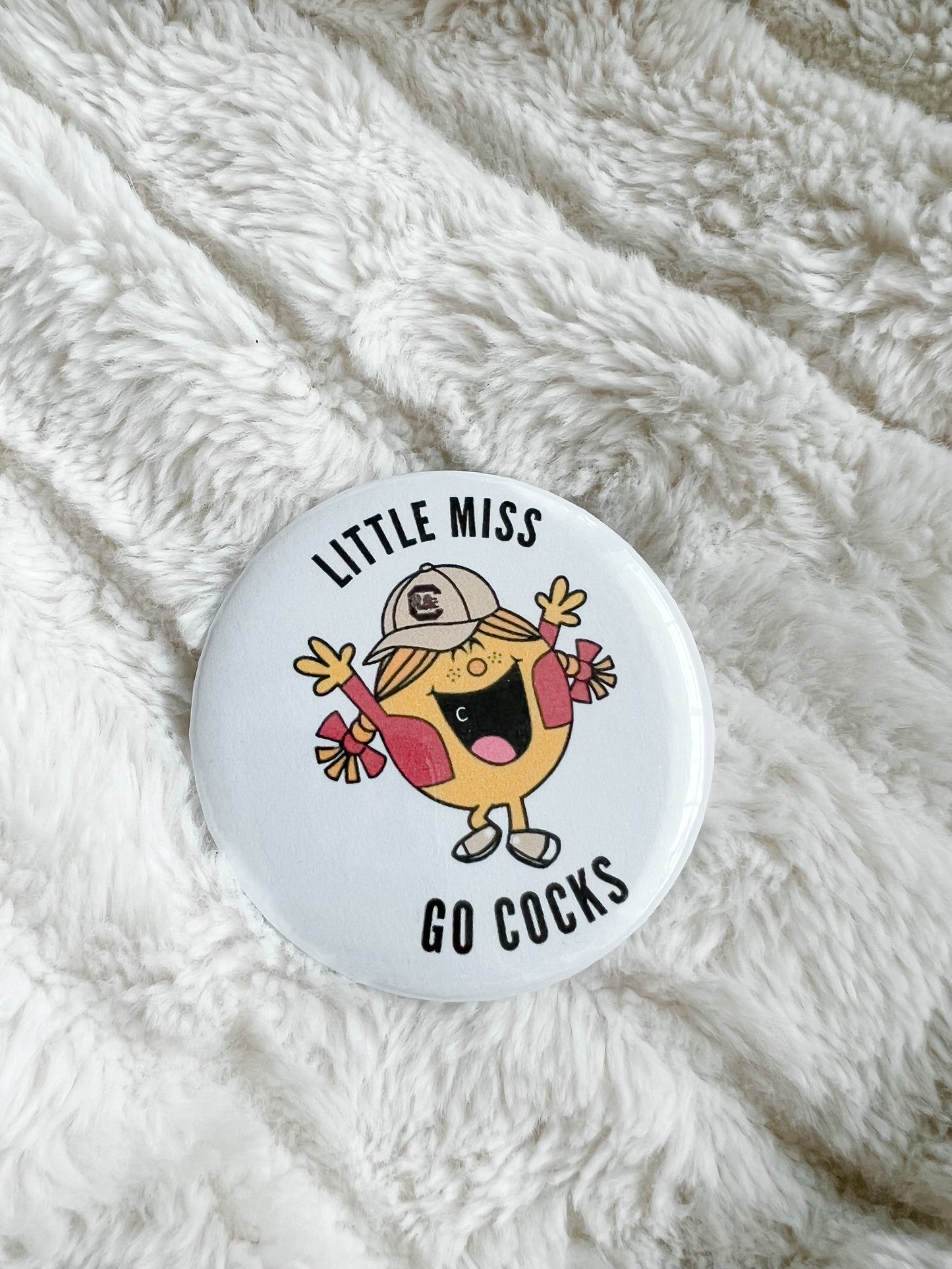 Little Miss Gamecock Button